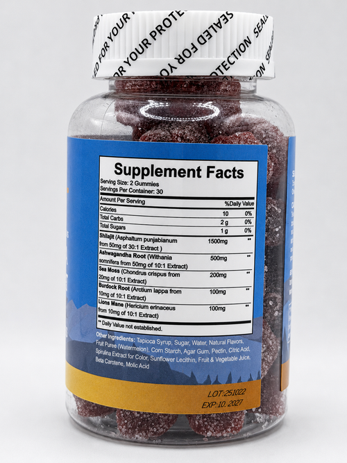 Mossé Ashwagandha Gummies | Herbal Supplement